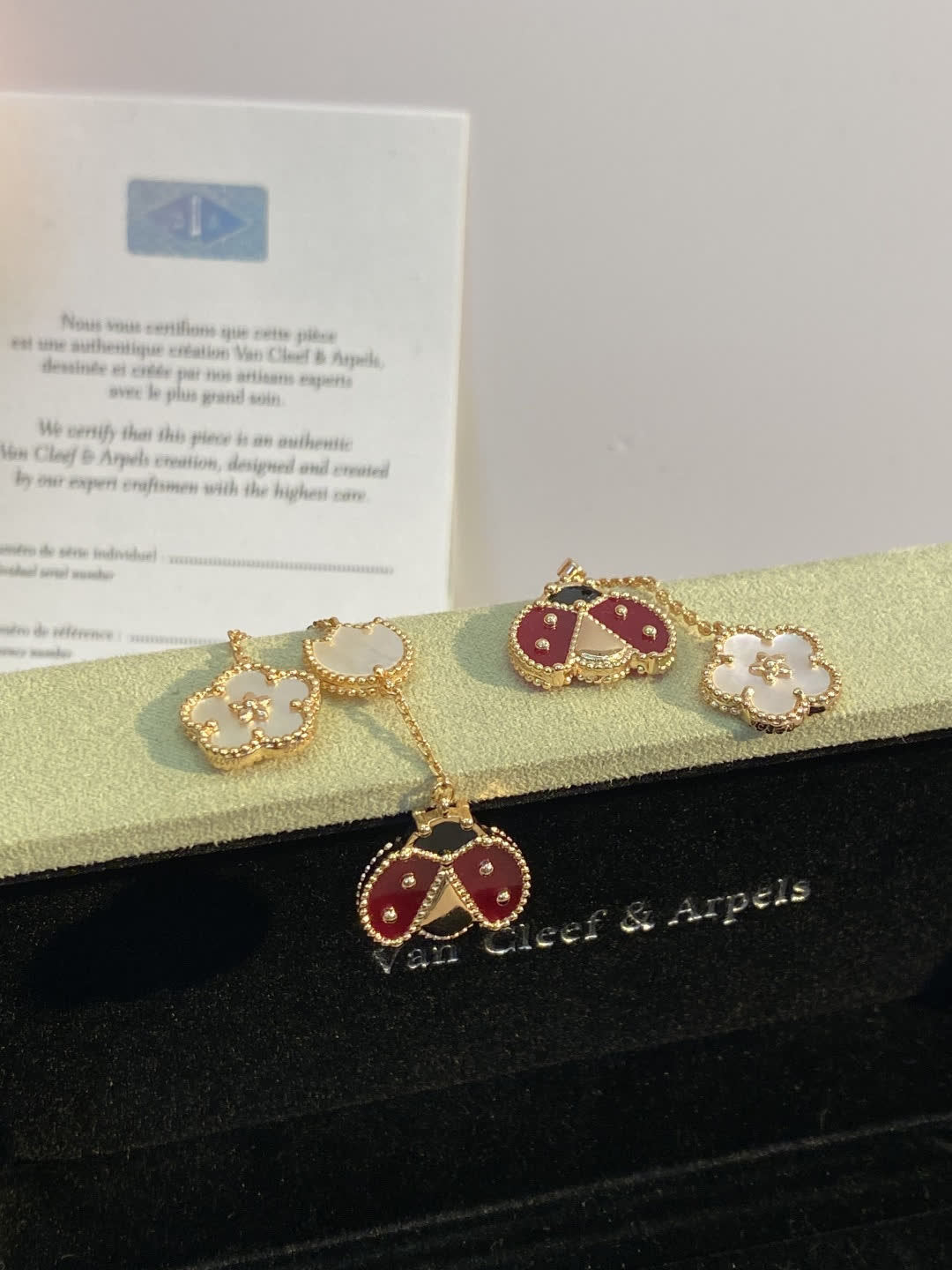 Van Cleef & Arpels Ladybug Earrings
